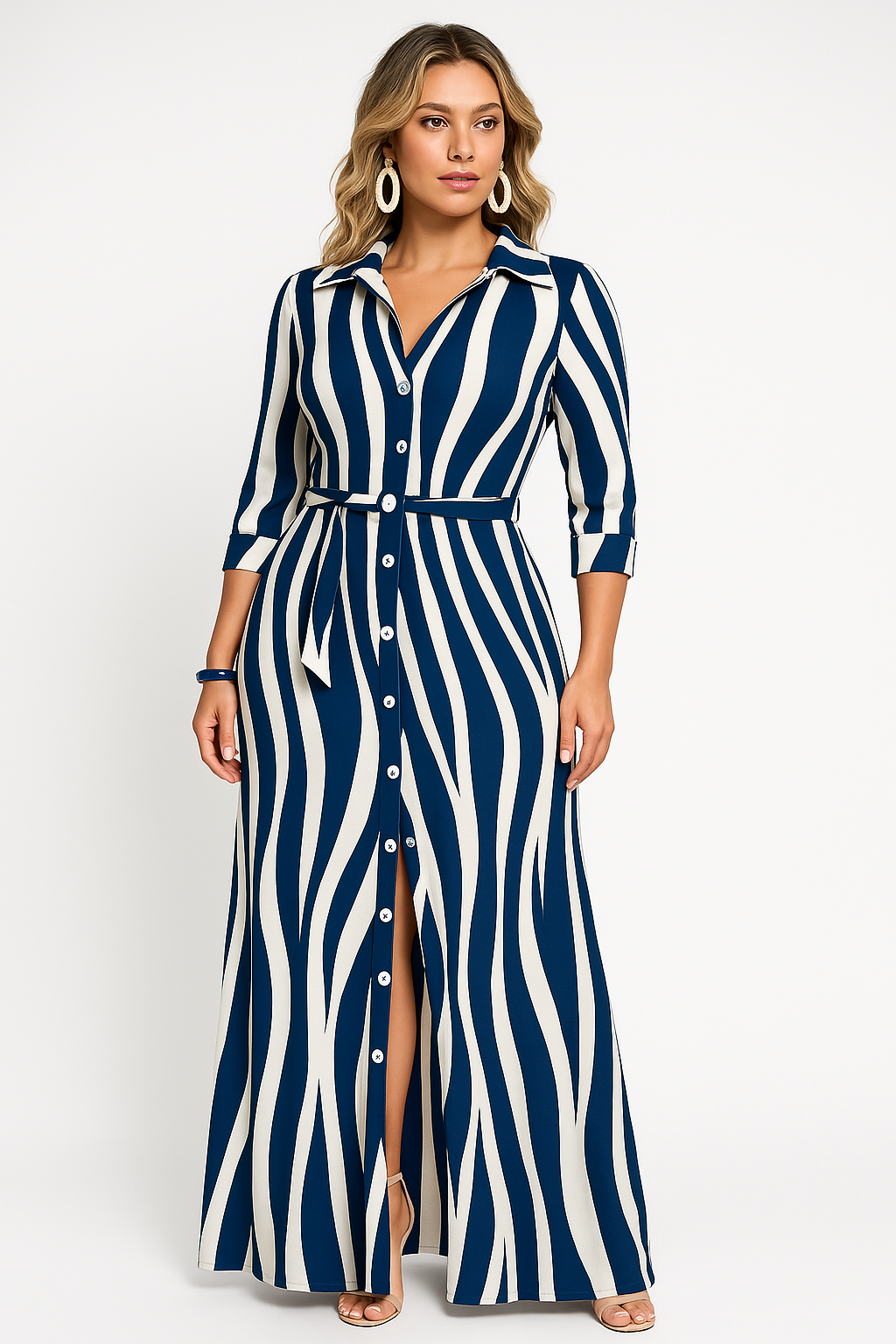 Elora - Blouse Maxi dress