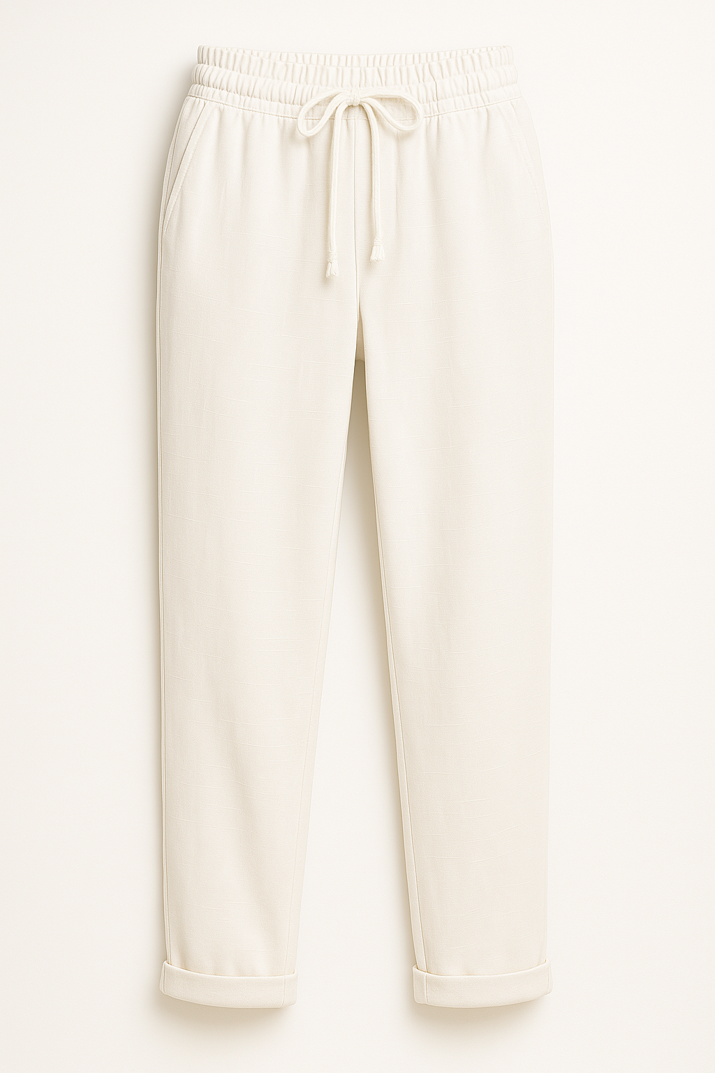 Linen-Blend Trousers