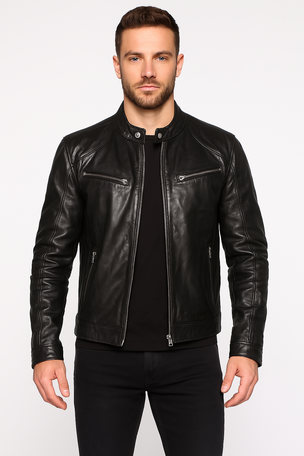 Axel – Leather Biker Jacket