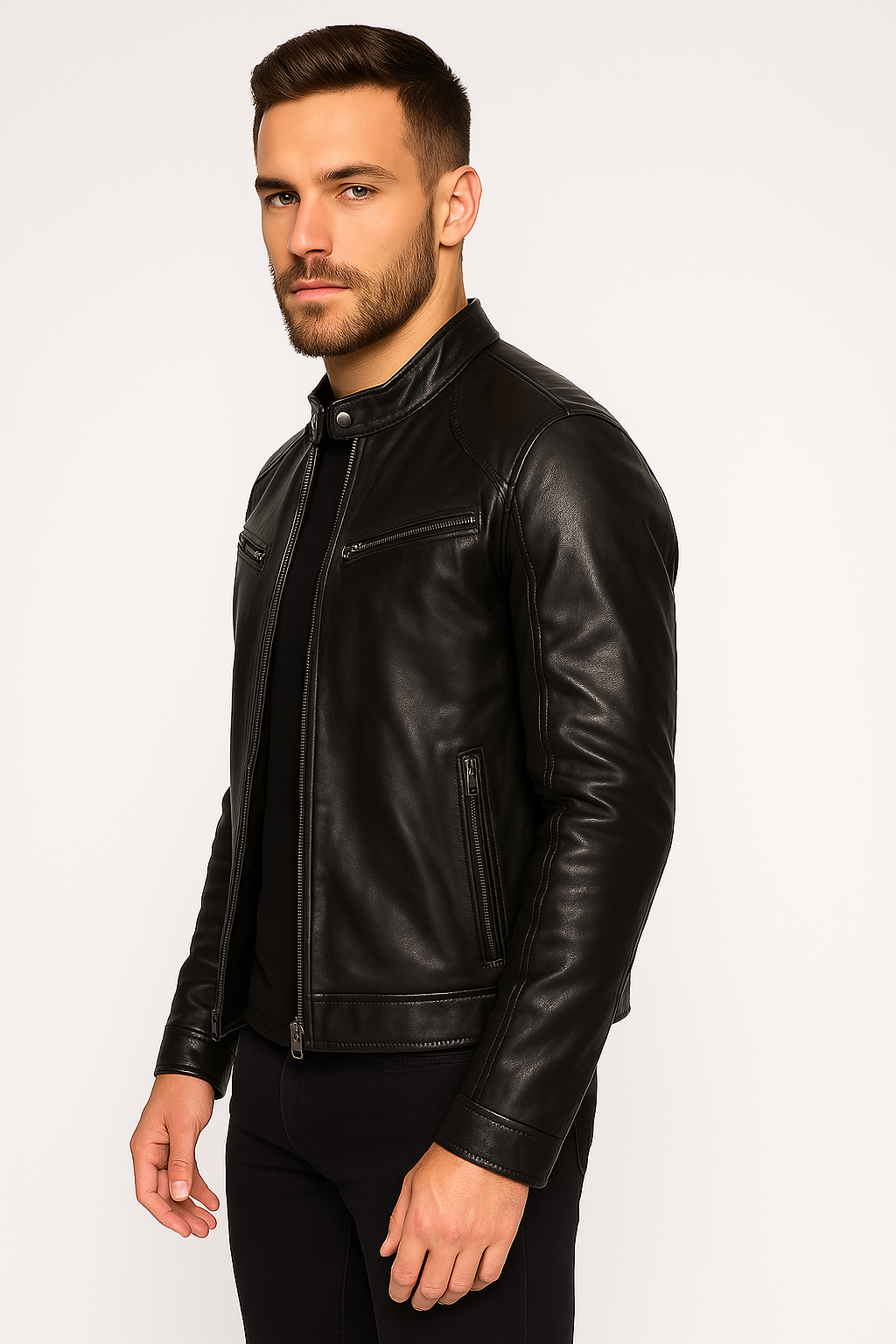 Axel – Leather Biker Jacket