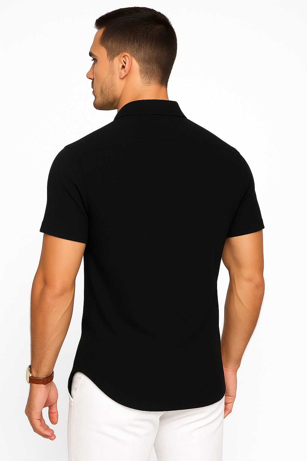 Men’s Linen-Blend Shirt