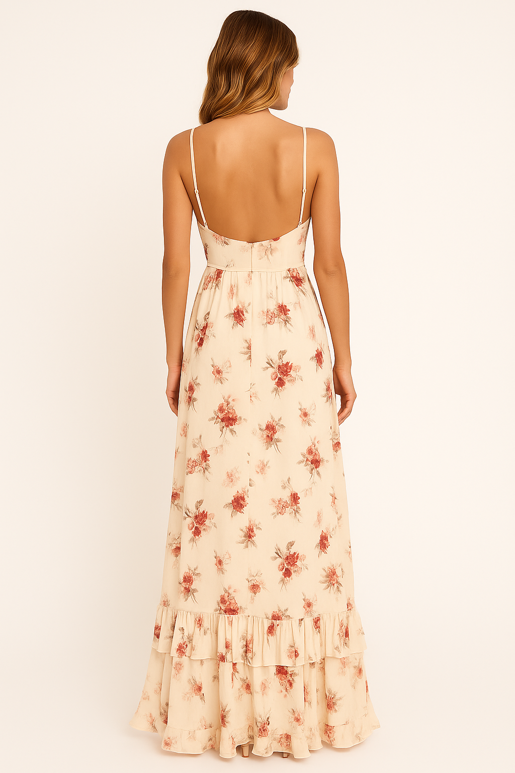 Lace Floral Maxi Dress – Elegance Redefined